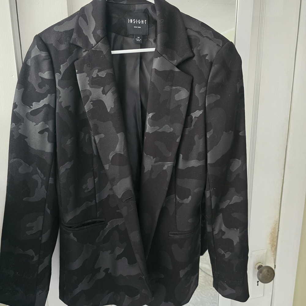 Insight Black Camouflage Jacket